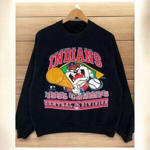 Cleveland Indians MLB Baseball Retro Sweatshirt Unisex Men Women